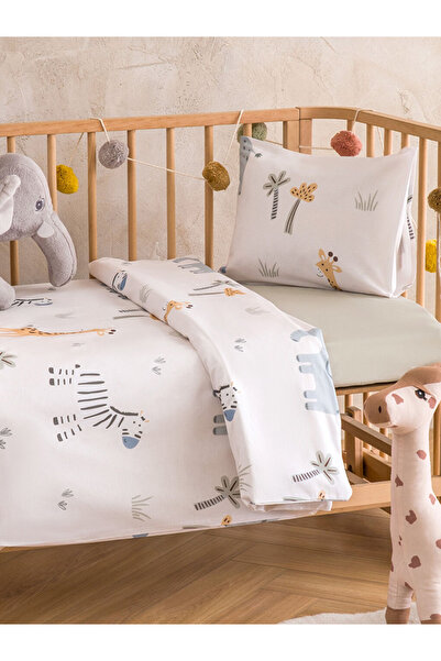 LC Waikiki Mixed Printed Baby Duvet Cover Set