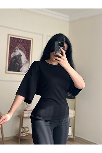 YELZEY BUTİK Tie Waist T-Shirt