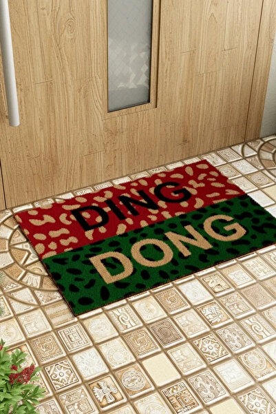 Decovetro Paspas Ding Dong Patterned Door Mat 40 X 60 cm