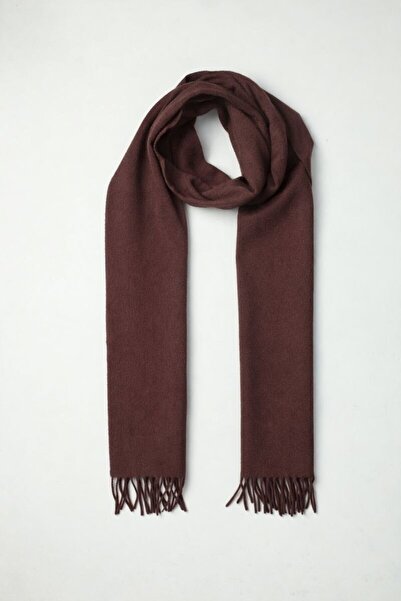 Bisse Wool Men's Scarf Brown