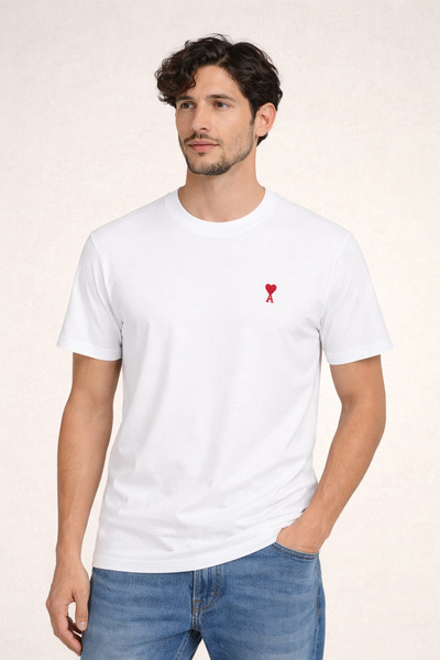BrandsBoutique Alexandre Mattiussi Logo Embroidered Regular Fit Tshirt