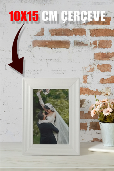 krc 10x15 MDF Fotoğraf Çerçevesi — YANINDA FOTOĞRAF HEDİYE —