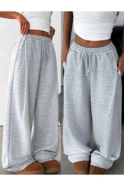 Le Vion Pantaloni de trening de iarnă pentru femei, 2 piese, aceeași culoare,...