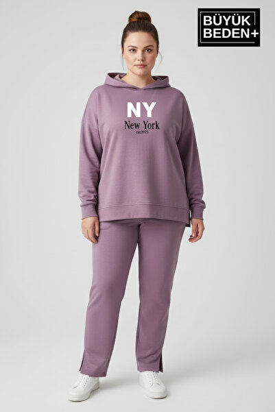 Superlife Hanorac subțire cu glugă, cu imprimeu NY New York, mărime mare SPR2...