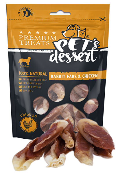 Pet'sDessert Pet s Desert Dog Rabbit EarsChicken 80g LSR-04(2)