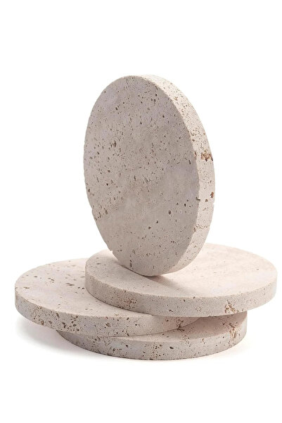 1Chase 1-Piece Travertine Stone Coasters