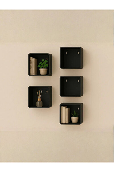 Kat Kat Design Minimalist Kare Görünümlü Duvar Rafı (1 adet)