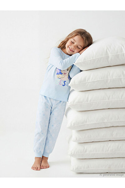 LC Waikiki RMZ GİYİM FARKIYA طقم بيجامة بناتي مطبوع عليه إلسا