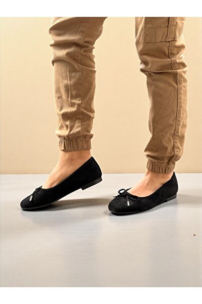 Jarrox MENCY Klasik Fiyonklu Termo Taban Rahat Kadın Babet