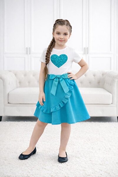 Kuraff Giyim 23 أبريل 29 أكتوبر يوم خاص للفتيات، تنورة من القماش المكشكش من ا...