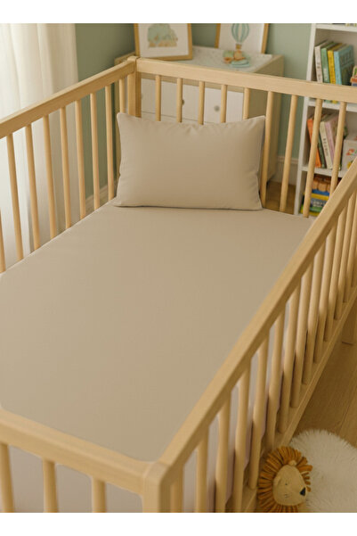 ngn collection Set of 2 100% Cotton Poplin Baby Elastic Sheets and Pillowcase...