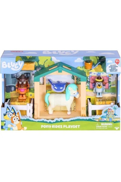 Moose Toys مجموعة ألعاب ركوب المهر بلووي