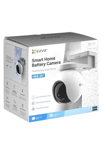 EZVIZ Solar-powered outdoor security camera with 2K+ resolution, Wi-Fi, water...