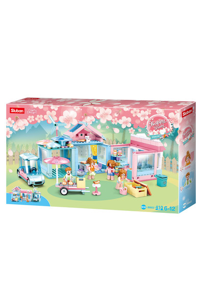 Sluban حلم الفتيات - حديقة الزفاف (410 قطعة)