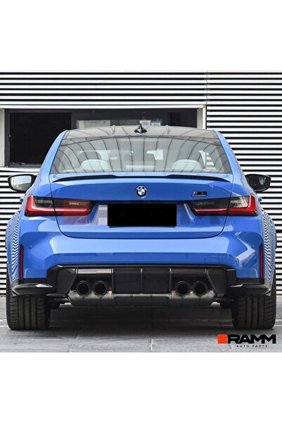RAMM BMW G20 M3 Stil Bagaj Spoiler Parlak Karbon