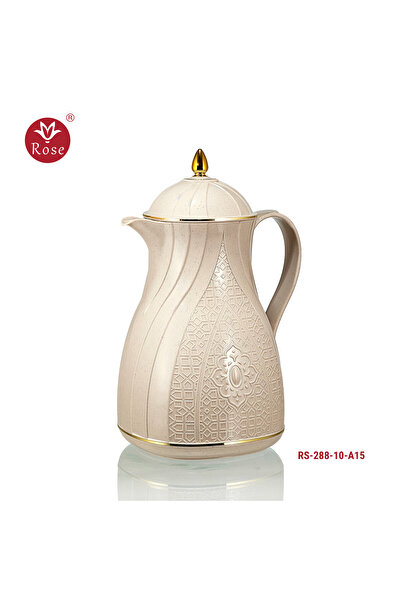 Rose RS-288-1 Liter Tea Thermos with Islamic Rose Pattern (1000) ml