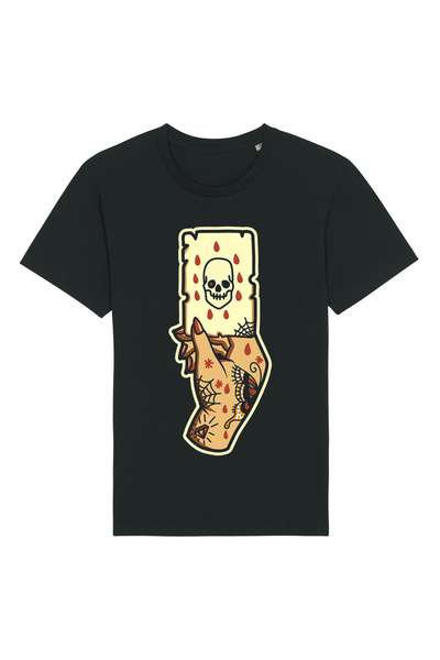 Kartier Tricou Unisex Negru Dead Card