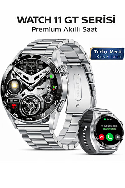 SONREİR Watch 11 Pro GT 46mm AMOLED Erkek Akıllı Saat Sesli Görüşme GPS | NFC...