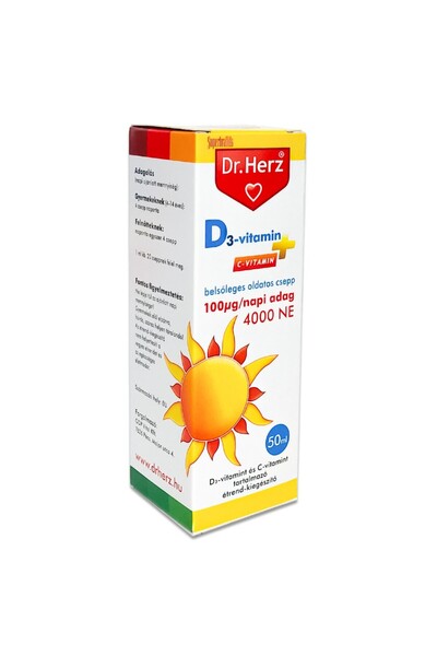 Dr Herz Vitamin D3 4000 IU drops 50 ml