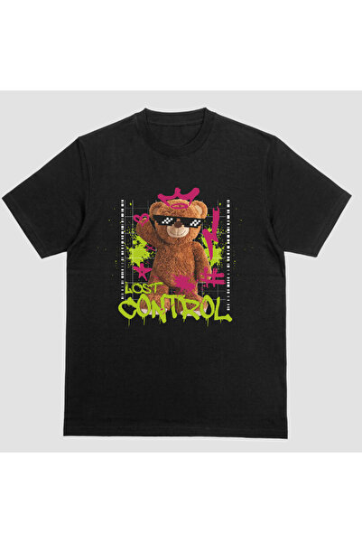 Kartier Tricou Unisex Negru Lost Control