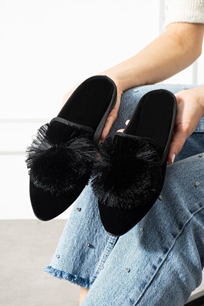 FUGA MODA Zuno Black Pompom Velvet Textured Elegant Engagement Dowry Bundle G...