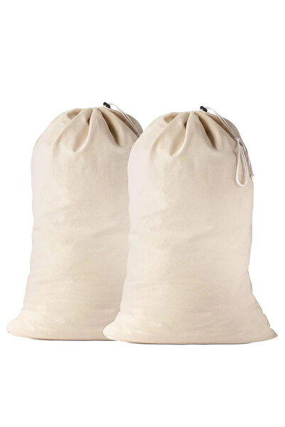 1Chase Extra Heavy Duty Washable Laundry Bag with Drawstring, 24X34cm