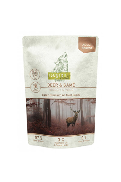 Isegrim Pouch Dog Adult - Deer Game 410 Gr.