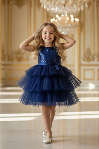 ABİYEKİDS Dečija večernja haljina sa šljokicama Aby249