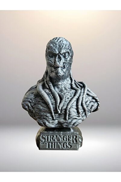 HobiHub Vecna Büst - Figür - Stranger Things - 12 CM El Boyaması PLA Plastik