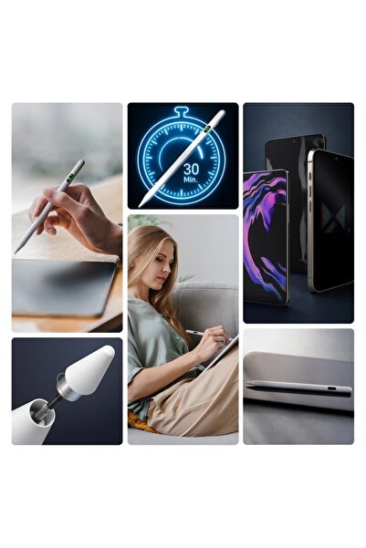 WOZINSKY Stylus universal W2268YAS, USB-C, alb