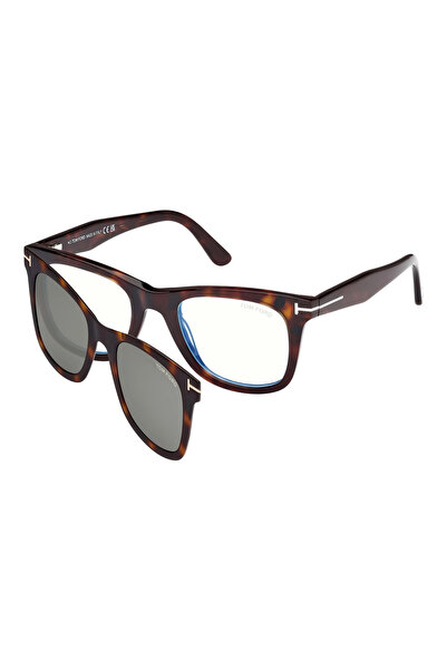Tom Ford FT5970-B (052) 50 | Klipsli Unisex Kahverengi Güneş Gözlüğü
