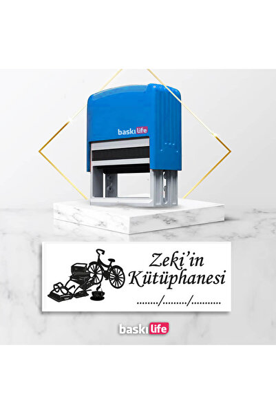 Baskı Life Pro Otomatik Kaşe Kitap Mührü Kitap Kaşesi 529