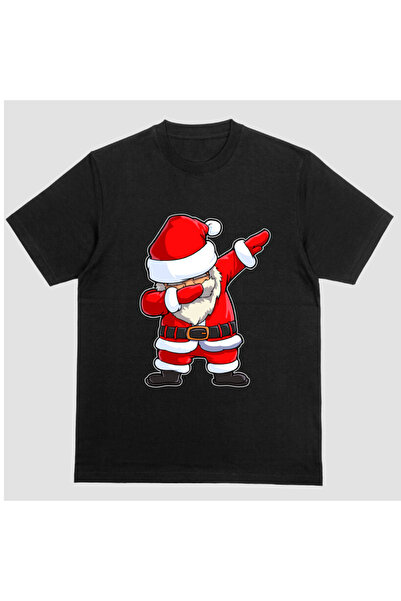 Kartier Tricou Unisex Negru Santa Dab