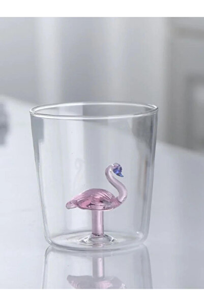 1Chase كوب زجاجي من زجاج البوروسيليكات بتصميم حيوان ثلاثي الأبعاد، سعة 300 مل...