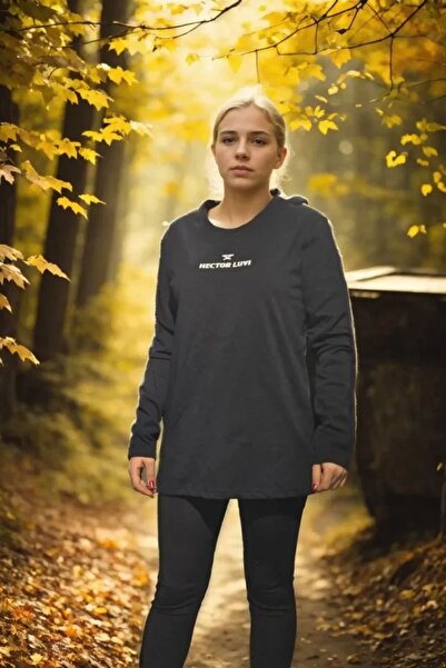 Hiccup Janes Crew Neck Long Sleeve Back Printed T-Shirt