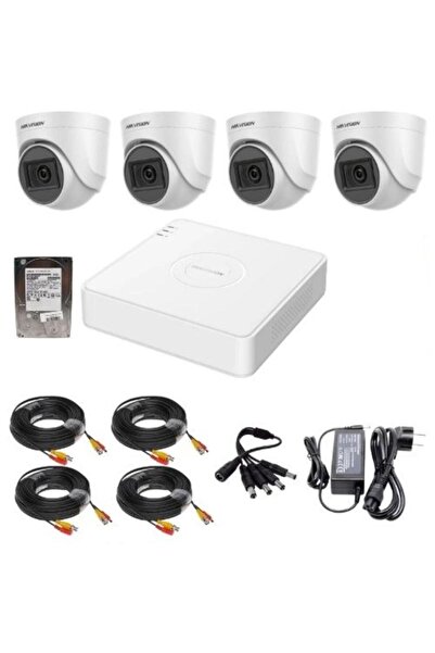Hikvision Surveillance Kit 4 Cameras 2MP Audio IR 20m