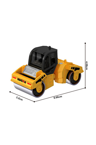 Choice4 road roller yelloe Huina 1:80 Alloy Engineering Car Model Excavator D...