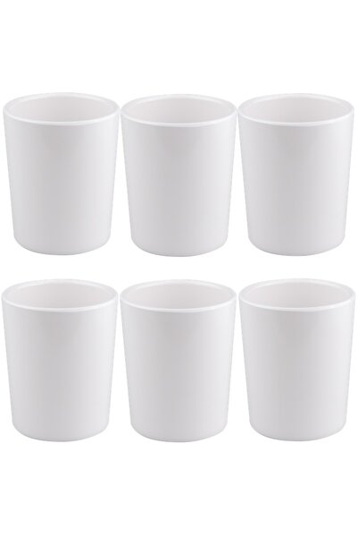 Culinaro Set of 6 melamine bowls 10xh10cm, 590ml, white