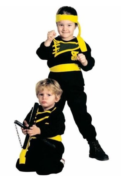 Widmann Ninja costume for children Junior Size: 105 cm (2-3 years)