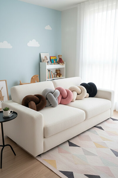 FARCY Pernă decorativă minimalistă din țesătură de catifea de pluș