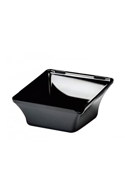 Culinaro Bol oblic patrat melamina 22x22x8cm negru