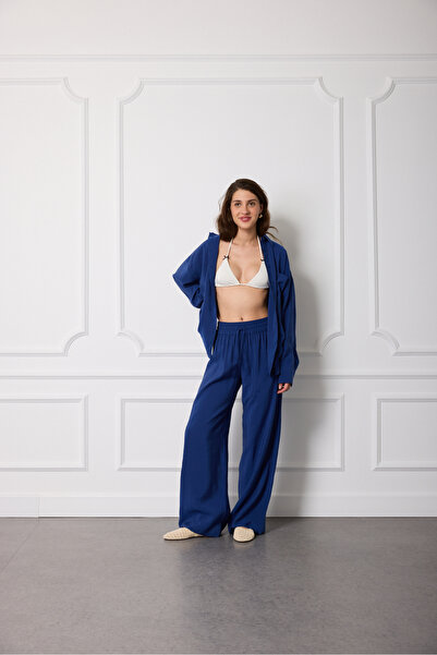 Beyyoglu Wide Leg Dökümlü Pantolon