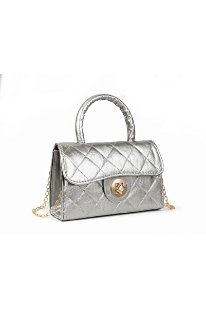 Ayhan Kundura Patent Leather Gold Chain Evening Dress Bag Casual Bag