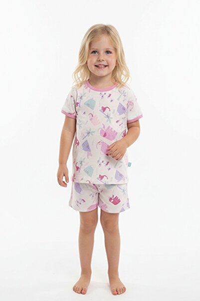 LILIAN Elaphant Girl's Shorts Pajama Set
