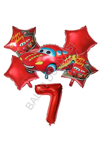 BEST PARTİ أفضل مجموعة بالونات رقائقية على شكل نجمة حمراء للسيارة، مناسبة للأ...