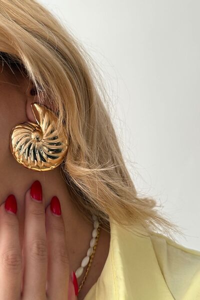 MioArt سلسلة خاصة من الأقراط تصميم صدف