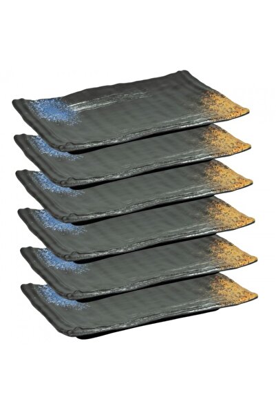 Raki Set 6 platouri melaminate OKIMI 25x15xh1,5cm