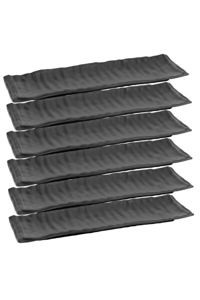 Raki Set 6 platouri dreptunghiulare melamina SHIBUI 32x10xh1,5cm