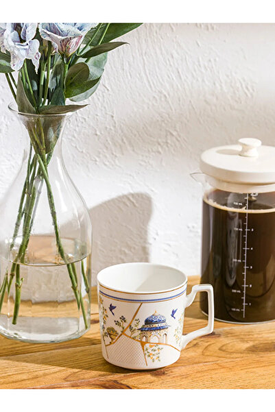 LC Waikiki Lcw Home Mixed Printed Porcelain Mug 340 ml