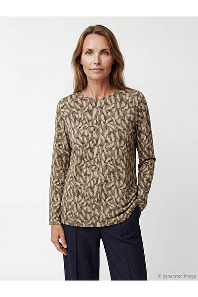 LC Waikiki Rmz Gi̇yi̇m Farkiyla Zero Roba Collar Embroidered Blouse